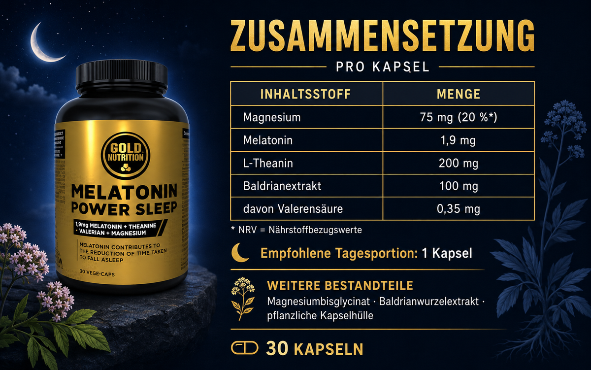 Melatonin Power-Schlaf