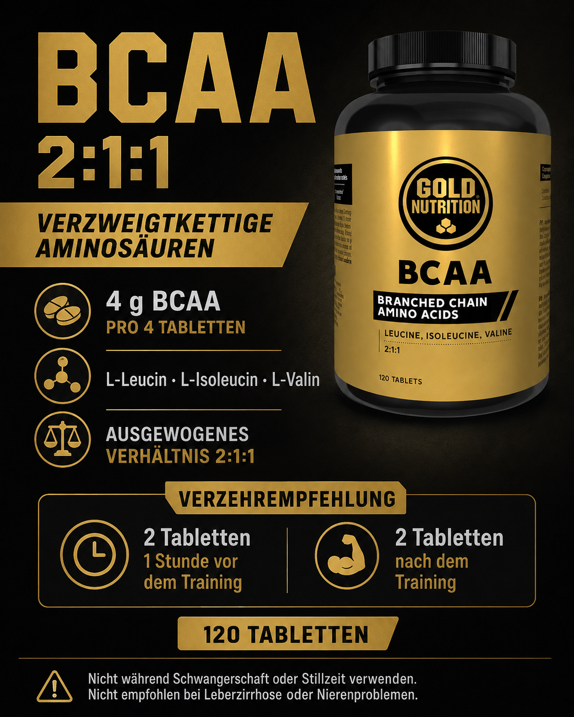 BCAA 120 Tabs