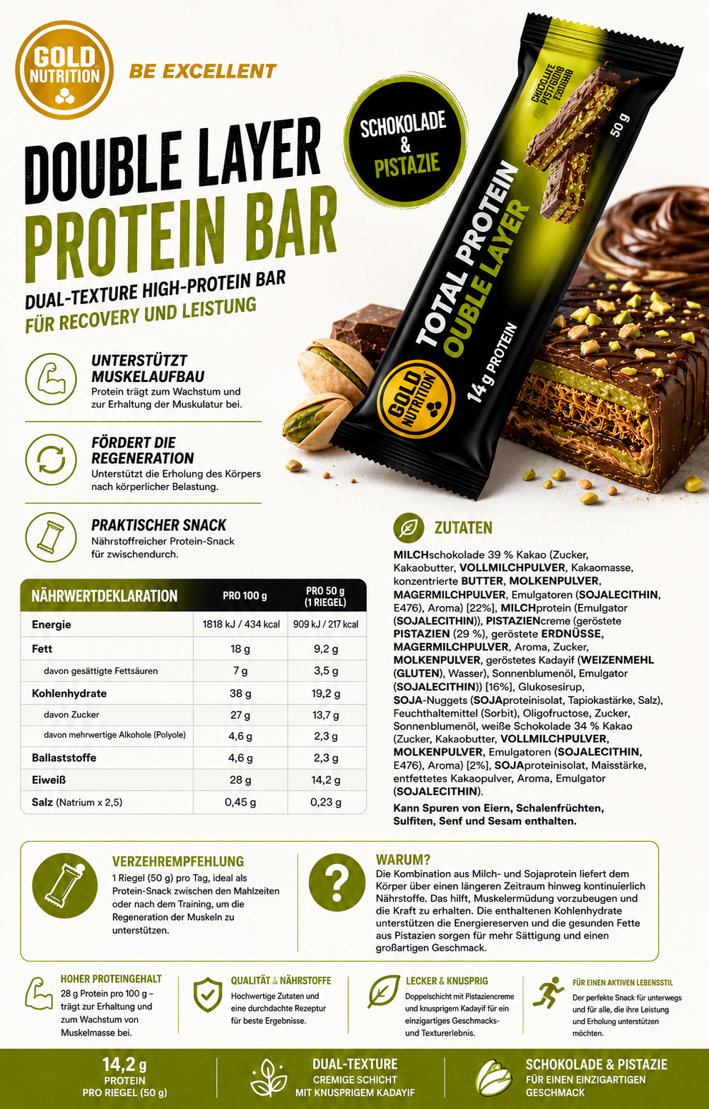 Double Layer Protein Bar